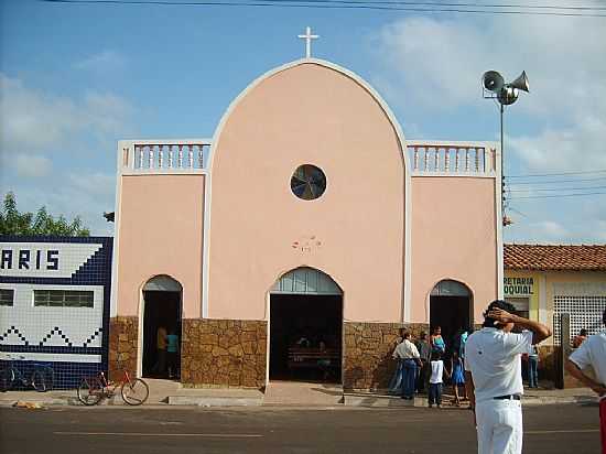 IGREJA DE SANTA TEREZINHA EM ALDEIAS ALTAS-MA-FOTO:ISAIAS CUNHA - ALDEIAS ALTAS - MA