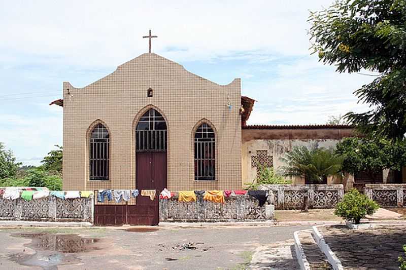 ALTAMIRA DO MARANHO-MA-IGREJA DA CIDADE-FOTO:WWW.SENSACAOTERMICA.COM.BR - ALTAMIRA DO MARANHO - MA