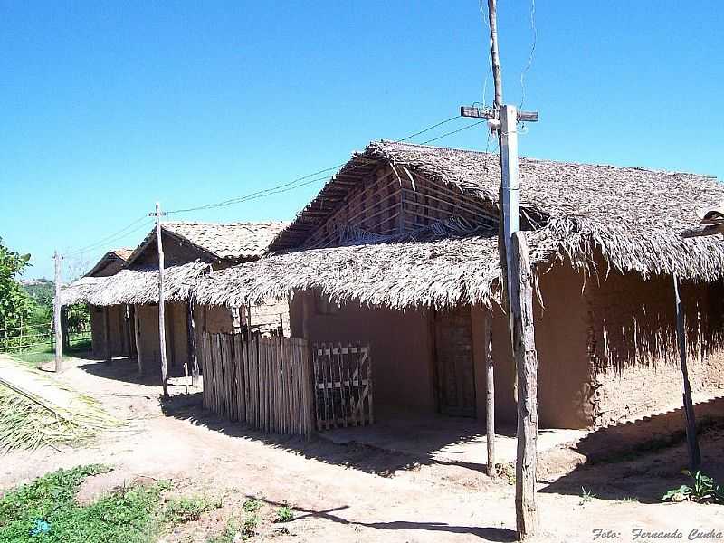 ALTO ALEGRE DO PINDAR-MA-CASAS DE TAIPA COBERTAS COM PALHA DE BABAU-FOTO:NANDO CUNHA - ALTO ALEGRE DO PINDAR - MA