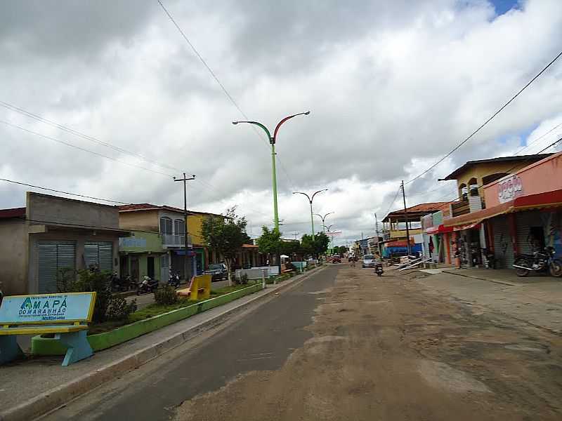 AMAP DO MARANHO-MA-AVENIDA PRINCIPAL-FOTO:PEDRO PAULO  - AMAP DO MARANHO - MA