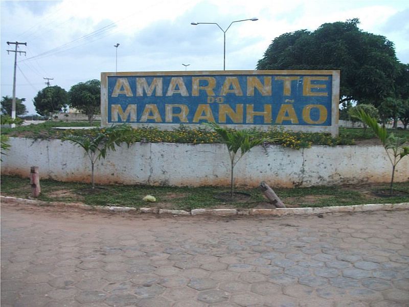 AMARANTE DO MARANHO-MA-ENTRADA DA CIDADE-FOTO:WWW.BARRADOCORDA.COM  - AMARANTE DO MARANHO - MA