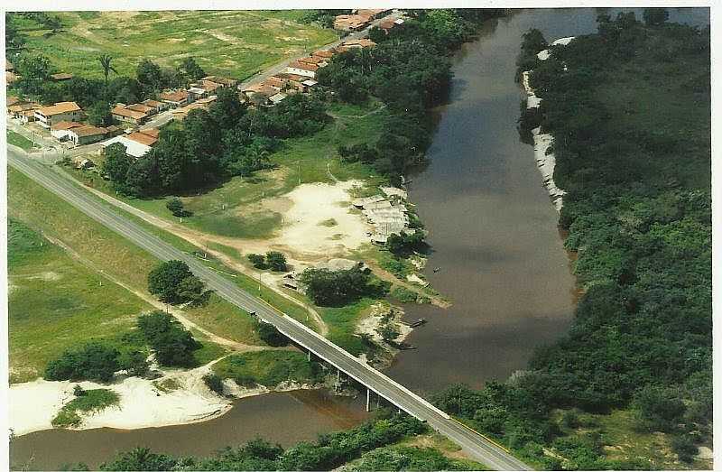 ARAGUAN-MA-VISTA AREA DA PONTE SOBRE O RIO TURI-FOTO:VANIA SILVA - ARAGUAN - MA