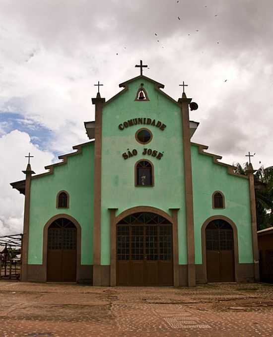 IGREJA DA COMUNIDADE DE SO JOS EM LBREA-AM-FOTO:LEO LEVORIN - LBREA - AM