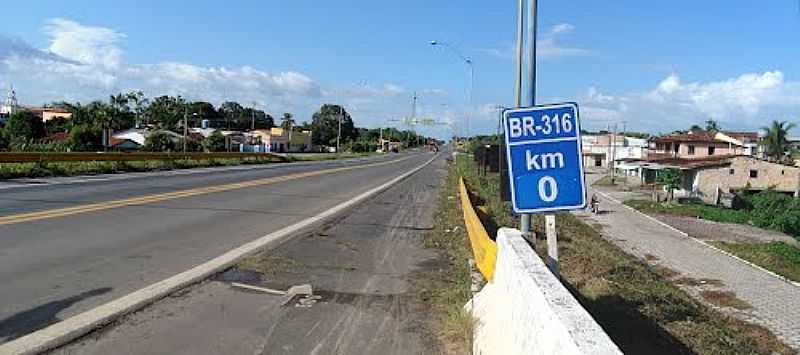 BOA VISTA DO GURUPI-MA-RODOVIA E PARCIAL DA CIDADE-FOTO:WWW.CONNHECER.TUR.BR - BOA VISTA DO GURUPI - MA