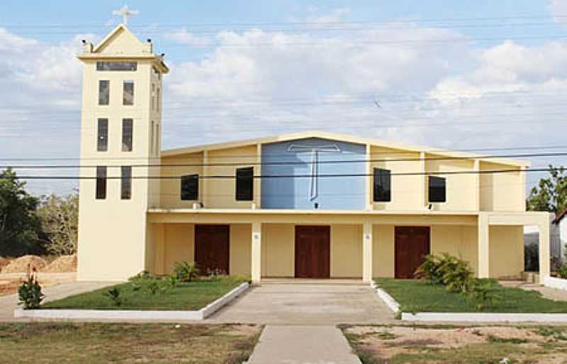 BOM JARDIM-MA-NOVA IGREJA MATRIZ-FOTO:WWW.AGORASANTAINES.COM.BR - BOM JARDIM - MA