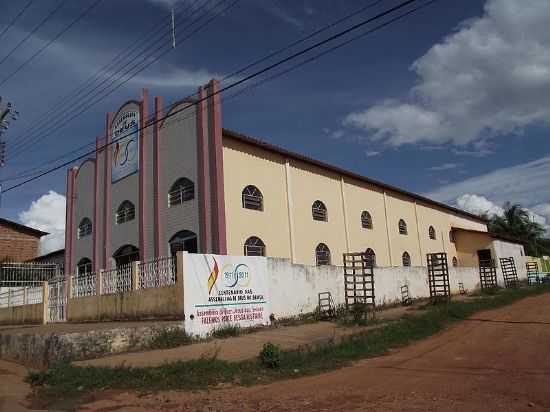 IGREJA EVANGELICA, POR LUIS CAIANO, WALDA, RENATA - BOM JESUS DAS SELVAS - MA