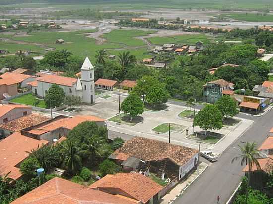 VISTA DA IGREJA MATRIZ DE CAJAPI-FOTO:CIROCUTRIM2007 - CAJAPI - MA