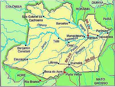 MAPA DE LOCALIZAO - MANAUS - AM