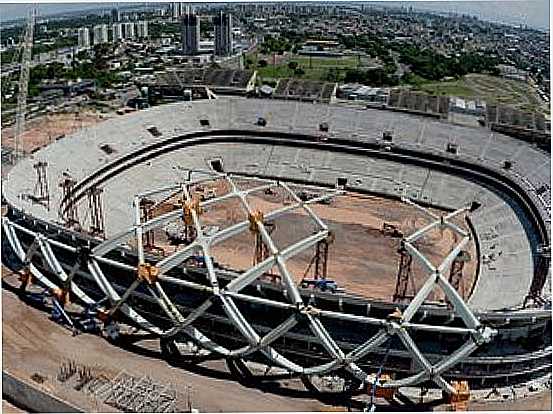 MANAUS-AM-SEMI PRONTA A ARENA DA AMAZNIA-FOTO:COPADOMUNDO.IG.COM.BR - MANAUS - AM