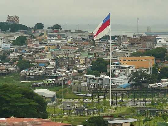 MANAUS-AM-VISTA DA BANDEIRA E PARCIAL DA CIDADE-FOTO:PAULO TARGINO MOREIR - MANAUS - AM