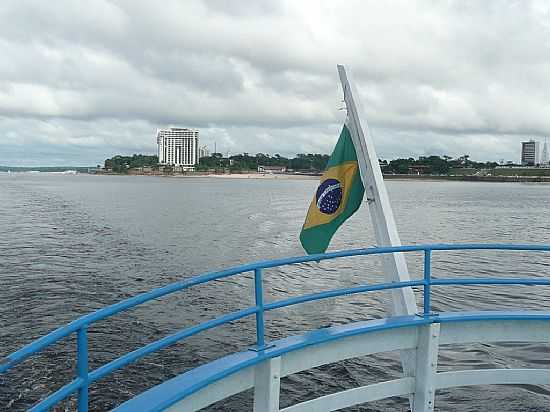 MANAUS-AM-VISTA DA PRAIA DE PONTA NEGRA-FOTO:PAULO TARGINO MOREIR - MANAUS - AM