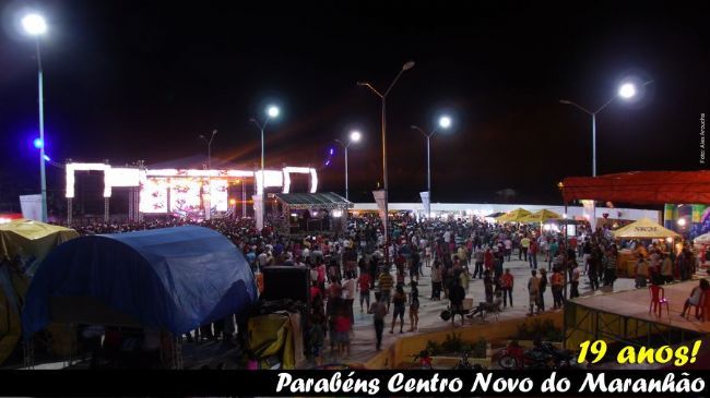 FESTA DE ANIVERSARIO DA CIDADE , POR JARDE - CENTRO NOVO DO MARANHO - MA
