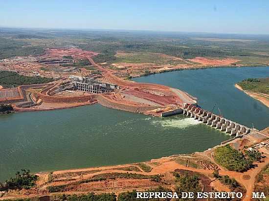 ESTREITO-MA-CONSTRUO DA USINA HIDROELTRICA NO RIO TOCANTINS-FOTO:JOSE WILSON  - ESTREITO - MA