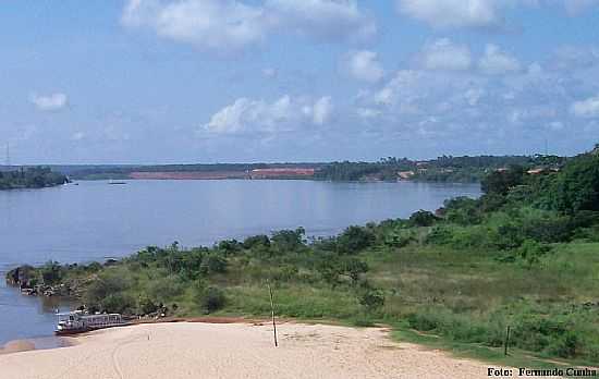 RIO TOCANTINS E AO FUNDO CONSTRUO DA HIDRELTRICA DE ESTREITO-MA-FOTO:NANDO CUNHA - ESTREITO - MA