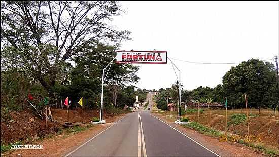 FORTUNA-MA-PRTICO DE ENTRADA DA CIDADE-FOTO:JOSE WILSON - FORTUNA - MA