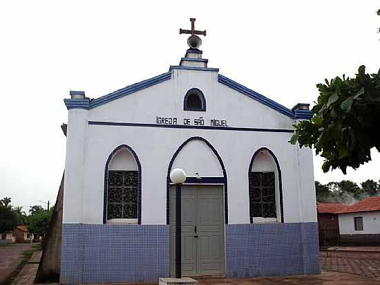 GRAA ARANHA-MA-IGREJA DE SO MIGUEL NO POVOADO CREOLI SINH-FOTO:JURANDIR BORGES CARVALHO - GRAA ARANHA - MA