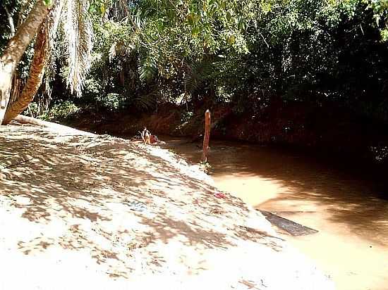 LAGOA DO MATO-MA-NASCENTE DO RIO CORRENTE-FOTO:JOSU R. GUIMARES - LAGOA DO MATO - MA