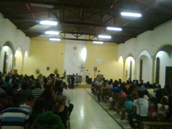 VISTA INTERNA DA IGREJA MATRIZ, POR FAGNER - LAGOA GRANDE DO MARANHO - MA