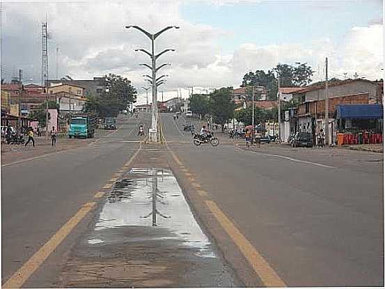 AVENIDA JK EM LIMA CAMPOS-FOTO:RIBINHA - LIMA CAMPOS - MA