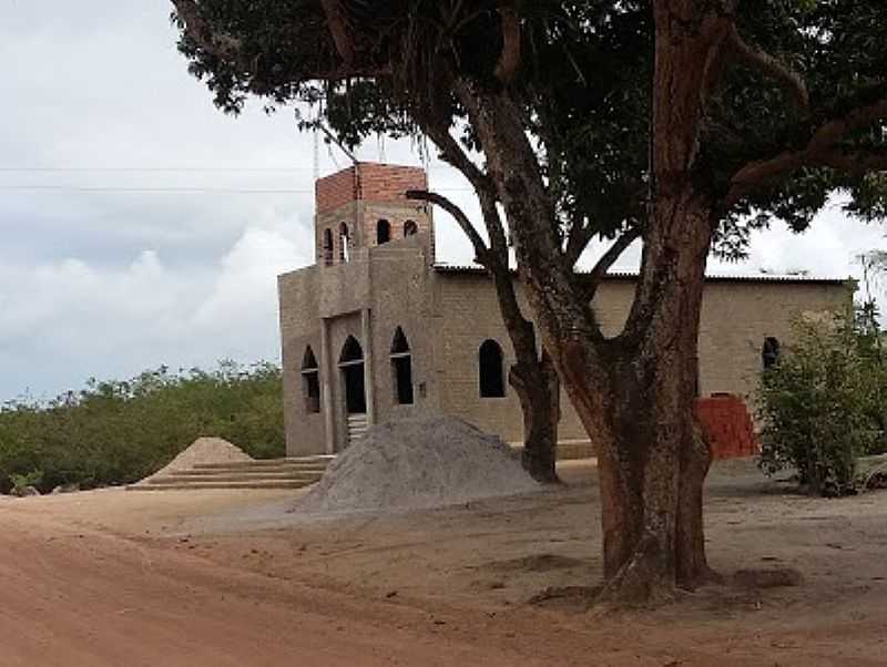 ALECRIM-AL-CONSTRUO DA NOVA IGREJA CATLICA-FOTO:MANOEL SANDRO SILVA - ALECRIM - AL