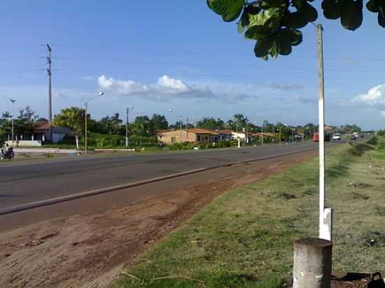 AVENIDA PRINCIPAL EM MIRANDA DO NORTE-FOTO:WELLINGTON NEVES - MIRANDA DO NORTE - MA