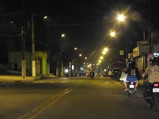 PEDREIRAS-MA-RUA DO ENGENHO  NOITE-FOTO:FBIO CAETANO - PEDREIRAS - MA