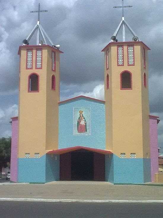 SANTA QUITRIA DO MARANHO-MA-PARQUIA DE N.SRA.DOS AFLITOS REFORMADA-FOTO:PAULO_CARVALHO_SANTO - SANTA QUITRIA DO MARANHO - MA