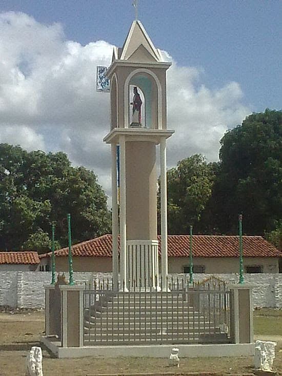 SANTA QUITRIA DO MARANHO-MA-TORRE COM A IMAGEM DE N.SRA.DOS AFLITOS-FOTO:PAULO_CARVALHO_SANTO - SANTA QUITRIA DO MARANHO - MA