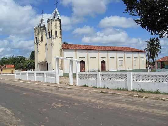 SANTA QUITRIA DO MARANHO-MA-VISTA LATERAL DA PARQUIA DE N.SRA.DOS AFLITOS-FOTO:PAULO_CARVALHO_SANTO  - SANTA QUITRIA DO MARANHO - MA