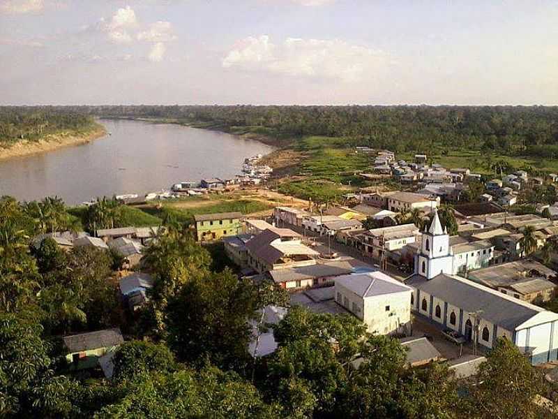 PAUINI - AMAZONAS VISTA DO RIO PURUS - FOTO PAUINI EM IMAGENS - PAUINI - AM