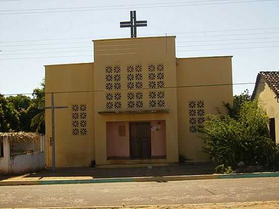 IGREJA MATRIZ DE SO DOMINGOS EM SO DOMINGOS DO AZEITO-FOTO:AIELADO - SO DOMINGOS DO AZEITO - MA