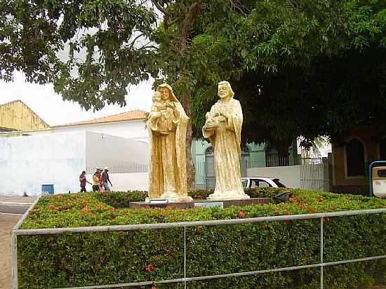 SO JOS DO RIBAMAR-BA-MONUMENTO NA PRAA DA MATRIZ-FOTO:PARRUCO - SO JOS DE RIBAMAR - MA