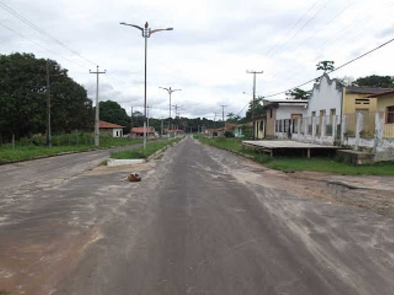 SERRANO DO MARANHO-MA-RUA CENTRAL-FOTO:JONHSON MEIRO RODRIGUES  - SERRANO DO MARANHO - MA