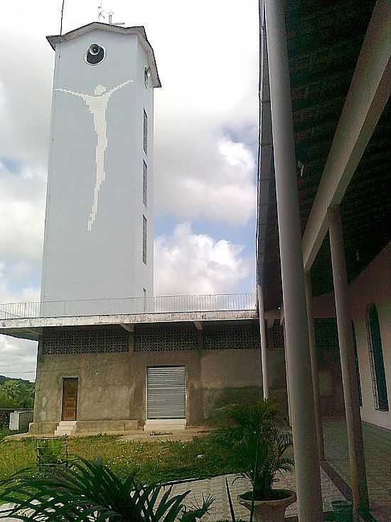 VARGEM GRANDE-MA-TORRE DA IGREJA DE SO SEBASTIO-FOTO:KORDEIRO77 - VARGEM GRANDE - MA