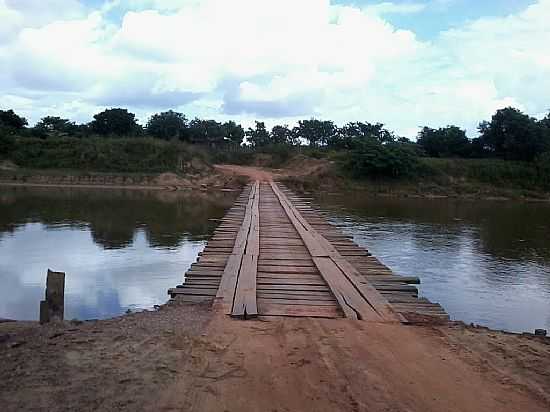 VITORINO FREIRE-MA-PONTE SOBRE O RIO GRAJA PARA POVOADO BOA ESPERANA-FOTO:DNYSIPABA - VITORINO FREIRE - MA