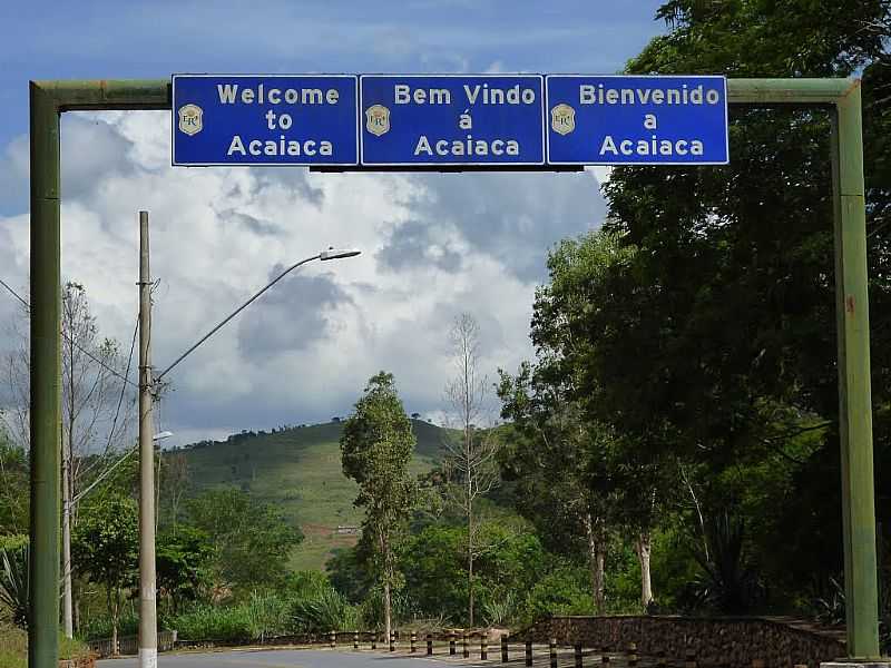 ACAIACA-MG-PORTAL DA CIDADE-FOTO:JOSUE MARINHO - ACAIACA - MG