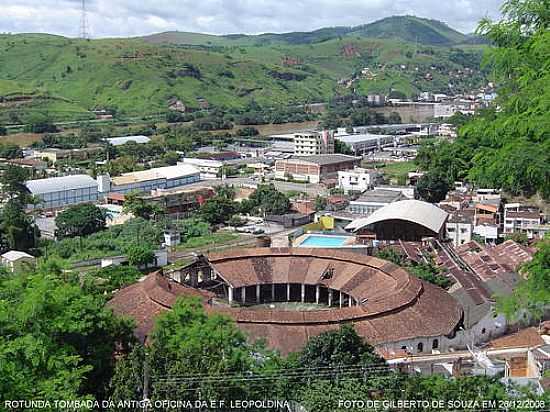 ROTUNDA DA OFICINA DA E.F.LEOPOLDINA EM ALM PARABA-FOTO:GILBERTO DE SOUZA - ALM PARABA - MG
