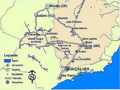 MAPA DE LOCALIZAO - ARAX - MG