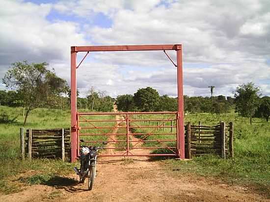 ENTRADA DA FAZENDA TAMBURILZINHO-FOTO:JOAO PAULO CARVALHO  - ARISTIDES BATISTA - MG