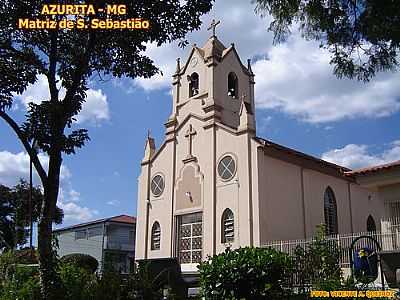 IGREJA MATRIZ AZURITA POR VICENTE A QUEIROZ - AZURITA - MG