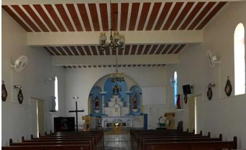 BAIES-MG-INTERIOR DA IGREJA DE N.SRA.APARECIDA-FOTO:JULIA GARCIA - BAIES - MG