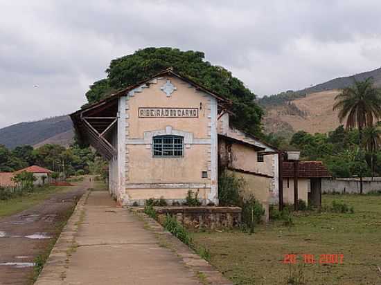 RUINAS DA ESTAO FERROVIRIA RIBEIRO DO CARMO ATUAL BANDEIRANTES-FOTO;GERALDO SALOMO  - BANDEIRANTES - MG