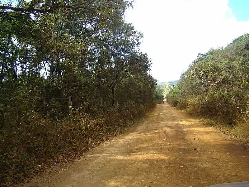 BARO DE COCAIS-MG-ESTRADA DE TERRA CHEGANDO NA CIDADE-FOTO:JAIRO NUNES FERREIRA - BARO DE COCAIS - MG