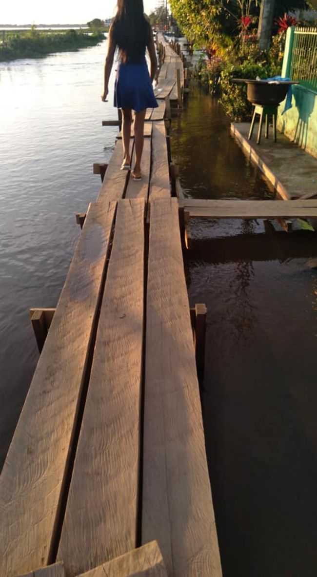 PONTES DE ACESSO A VILA DE TABOCAL EM URUCURITUBA-AM, POR RAIMUNDO C. MARQUES - URUCURITUBA - AM