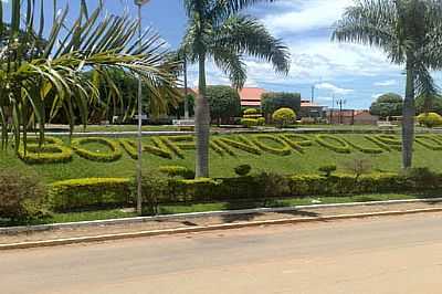 ENTRADA DA CIDADE  - BONFINPOLIS DE MINAS - MG