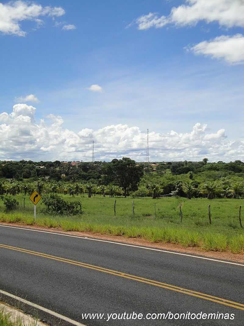 BONITO DE MINAS-MG-VISTA DA CIDADE-FOTO:DENES MELO - BONITO DE MINAS - MG