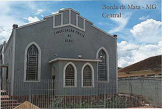IGREJA DA CONGREGAO CRIST DO BRASIL EM BORDA DA MATA-FOTO:CONGREGAO CRIST.NET - BORDA DA MATA - MG