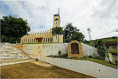 GRUTA E IGREJA SO SEBASTIO-FOTO:SGTRANGEL  - CACHOEIRA ALEGRE - MG