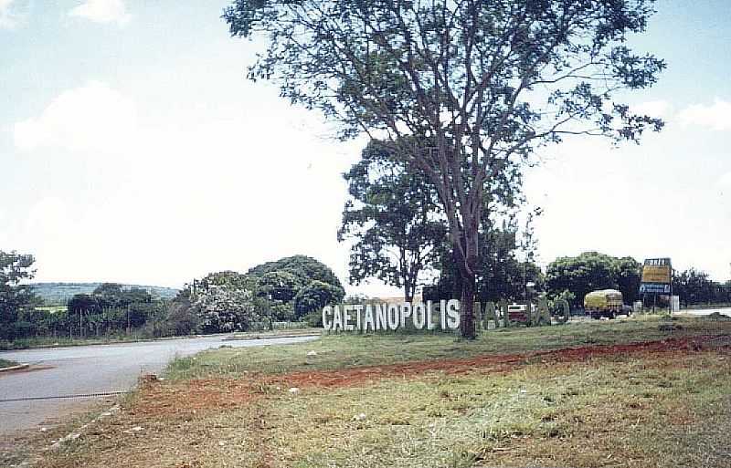 CAETANPOLIS-MG-ENTRADA DA CIDADE-FOTO:ROGRIO SANTOS PEREIRA - CAETANPOLIS - MG