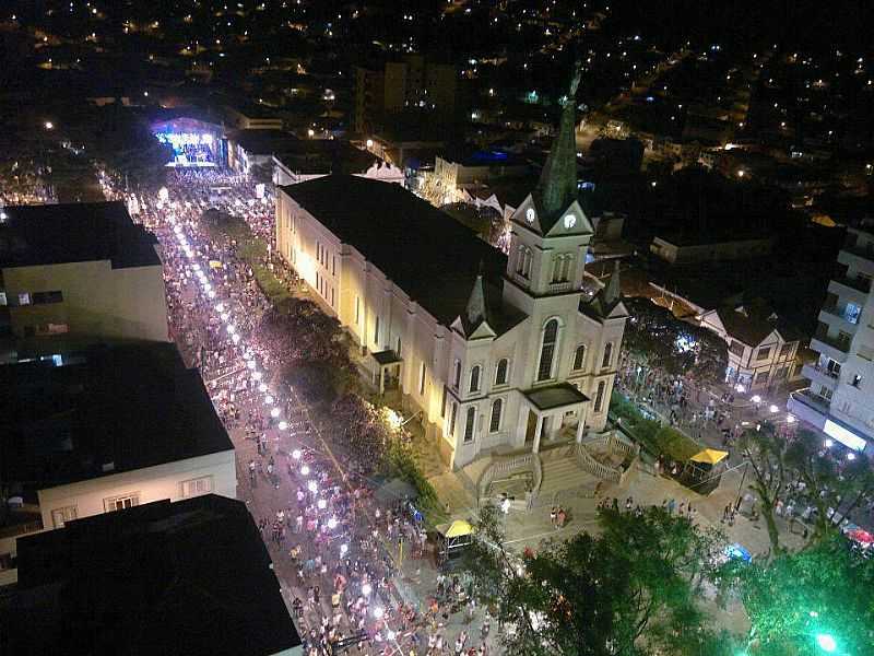 CAMBU-MG-VISTA DA IGREJA MATRIZ - CAMBU - MG